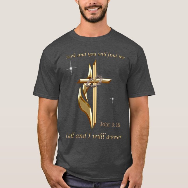 Sök och du hittar mig t shirt (Framsida)