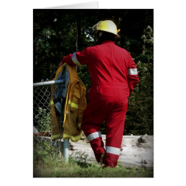 Sök och Rädding Hero Hälsningskort (Framsidan)