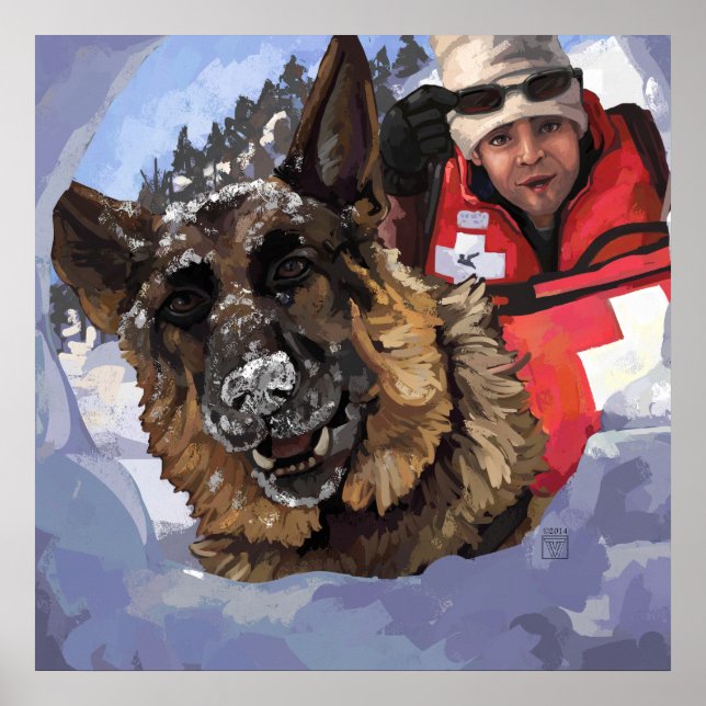 Sök och Rädding Poster (Framsidan)