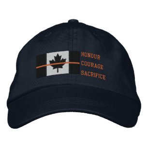 Sök och Rädding SAR Canadian Flagga Broderad Keps
