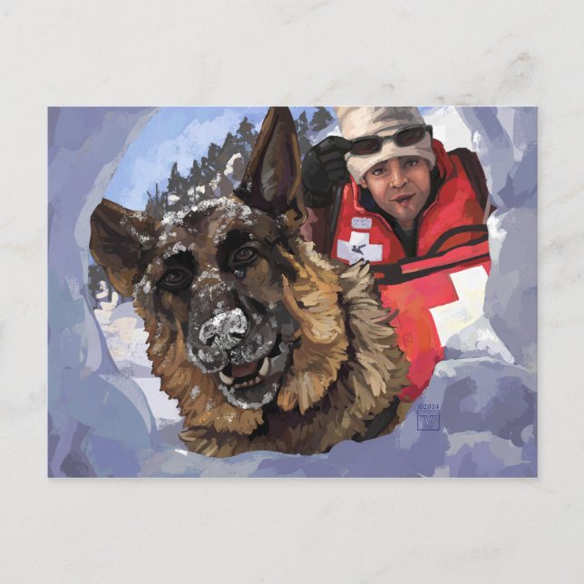 Sök och Rädding Vykort (Framsida)