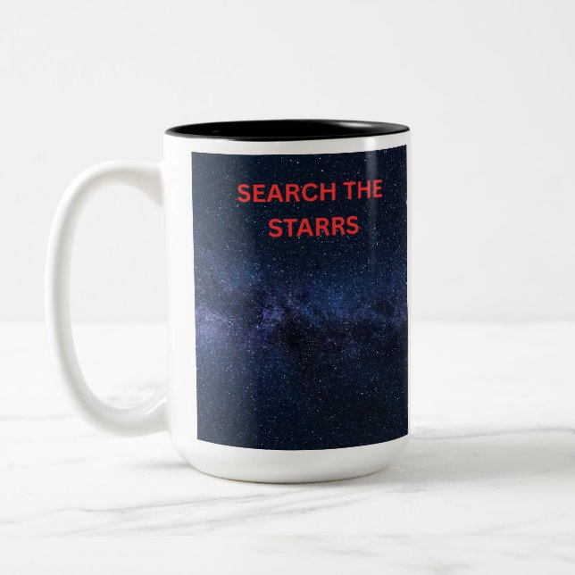 Sök Stjärnor Galaxy Dreamer Kaffe Mugg (Vänster)