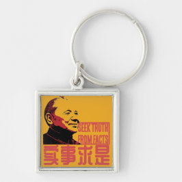 SÖK TRUTH FYRKANTIG SILVERFÄRGAD NYCKELRING