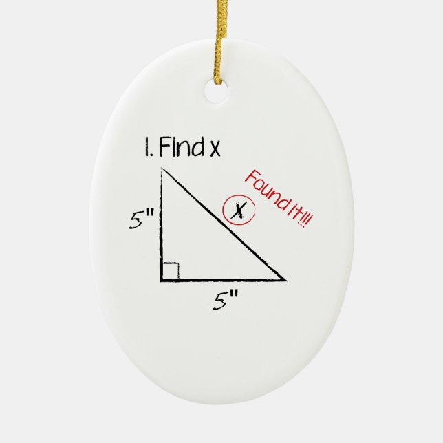 Sök X Julgransprydnad Keramik (Framsidan)