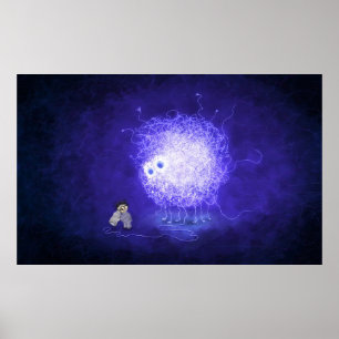 Söka efter den Higgs bosonen (den fluorescerande Poster
