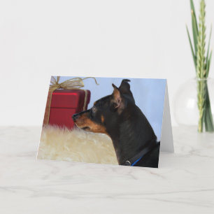 Söka efter den Santa minuten klämma fast Helgkort