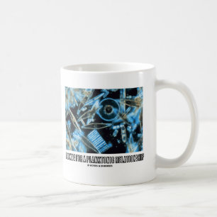 Söka efter ett Planktonic förhållande (Diatoms) Kaffemugg