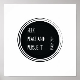 Söka efter fred och fortsätt med den poster