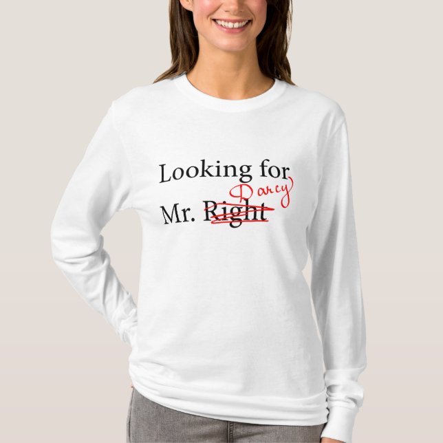 Söka efter Herr Darcy T-shirt (Framsida)