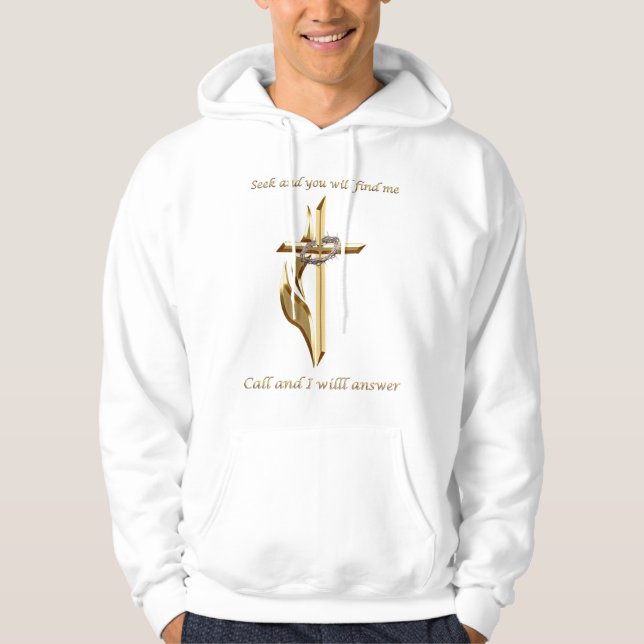 Söka efter Herren Hoodie (Framsida)