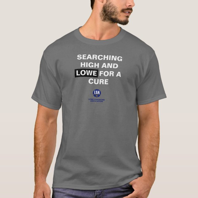 Söka efter hög och låg - grundläggande Mörk T-Shir T Shirt (Framsida)