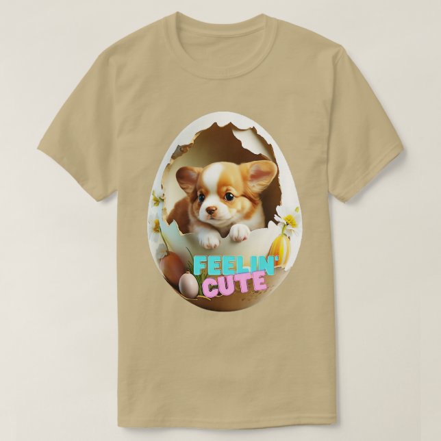 Söka efter Hund inuti T Shirt (Design framsida)