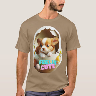 Söka efter Hund inuti T Shirt