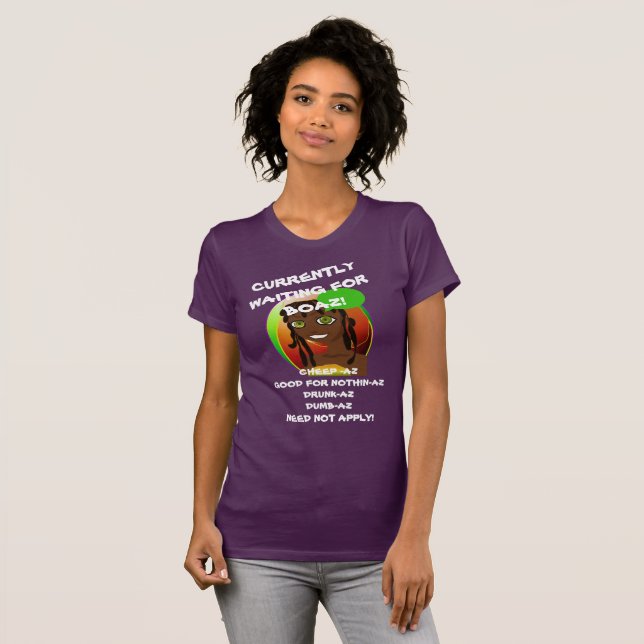 SÖKA EFTER MIN BOAZ…, ALLA ANDRA AZ BEHÖVER INTE T-SHIRT (Hel framsida)