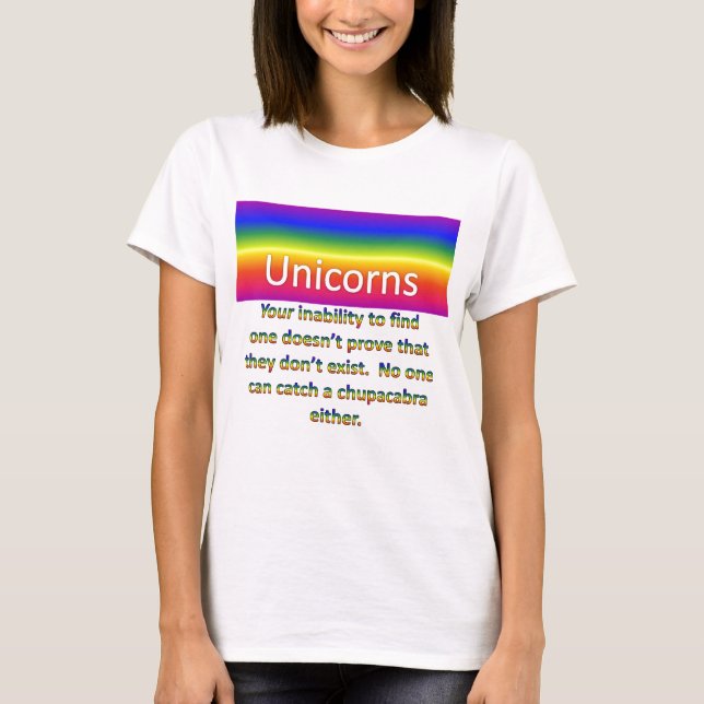 Söka efter Unicorns? T-shirt (Framsida)