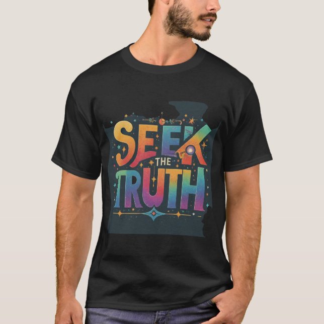 söka sanningen Design manar-Shirt T Shirt (Framsida)