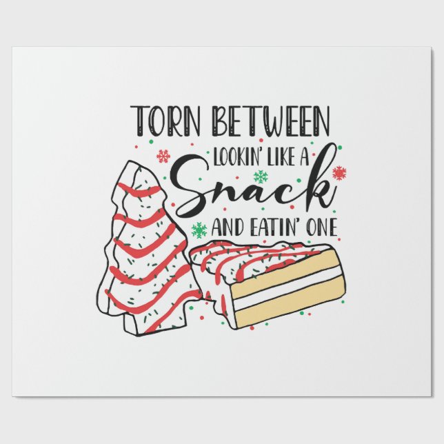 Söka som en Snack Presentpapper (Platt)