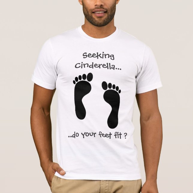 Sökande efter Cinderella gents passande t-shirt (Framsida)