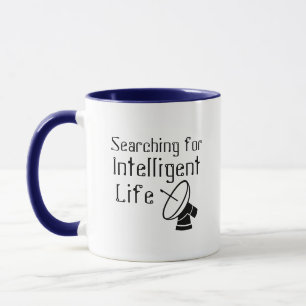 Sökande för intelligent liv mugg