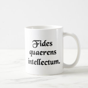 Sökande förstå för tro kaffemugg