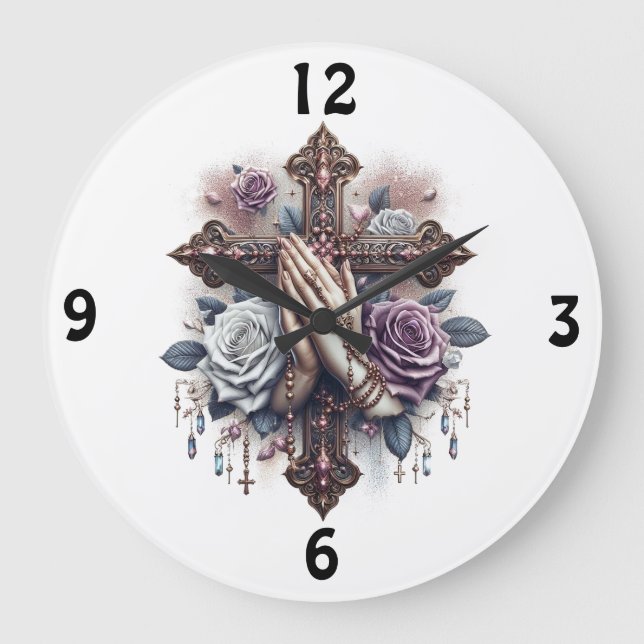 Sökande Händer med Rosery, Kor, Ro Stor Klocka (Framsida)