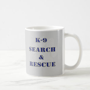 Sökande K9 och rädding Kaffemugg