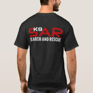 Sökande K-9 och rädding - SAR T Shirt