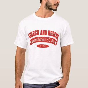 Sökande och rädding t-shirt