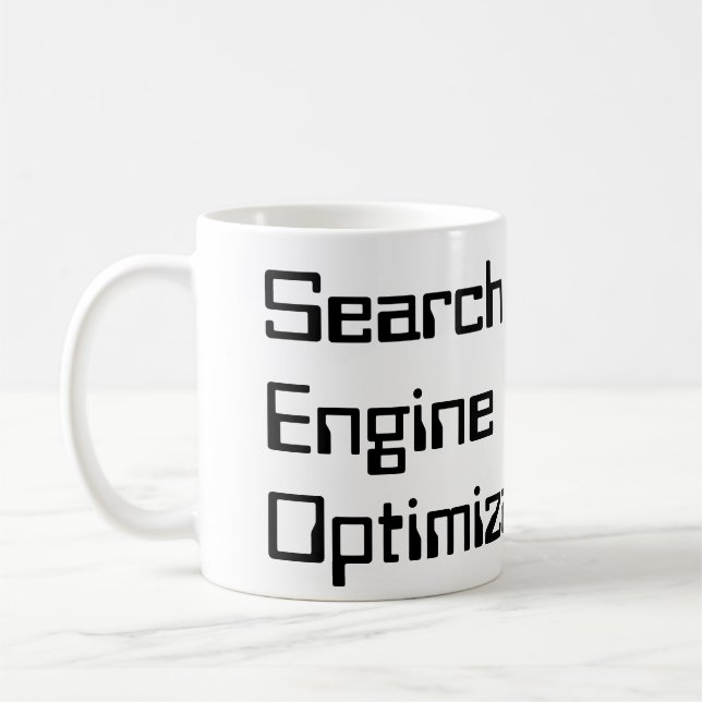 SökandemotorOptimization - SEO Kaffemugg (Vänster)