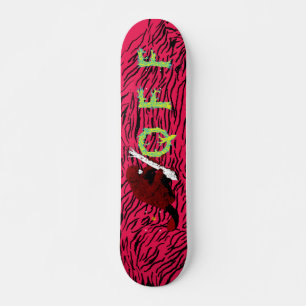 Sökanden för avfyrar old schoolbäver mini skateboard bräda 18,5 cm