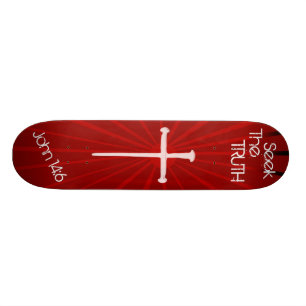 Sökanden sanningen old school skateboard bräda 18 cm