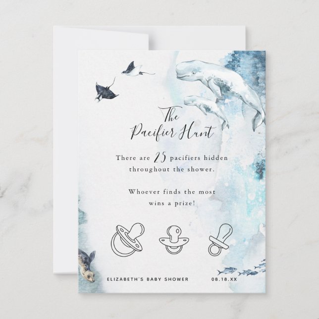 Sökandet efter nappflaskan | Baby Shower Lek (Framsida)