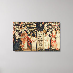 Sökandet efter sanning, tysk, c.1490 canvastryck