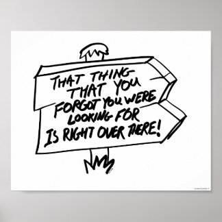 Söker efter borttappad sak-tecken poster