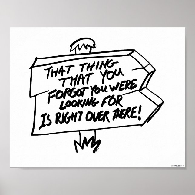 Söker efter borttappad sak-tecken poster (Framsidan)