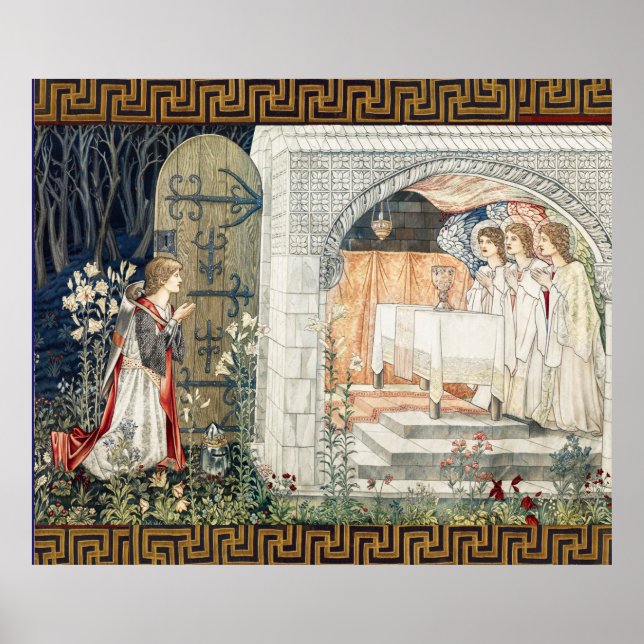 Söker efter Heliga Grail,Änglar till Perceval Poster (Framsidan)