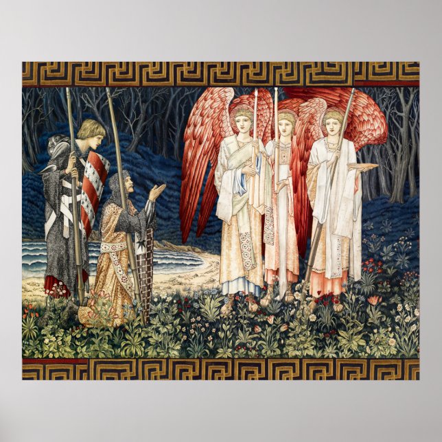 Söker efter Heliga Grail,Änglar till Perceval Poster (Framsidan)