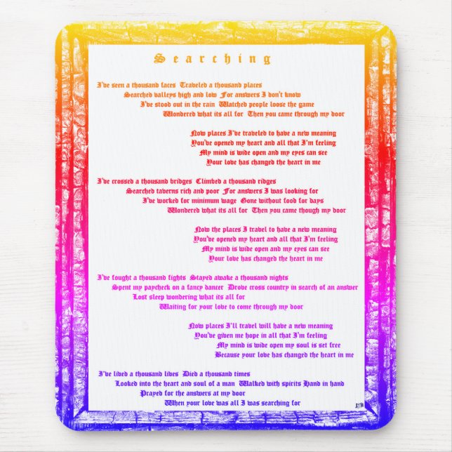 Söker Musmatta (Framsidan)