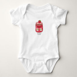 Söker Sötma Jordgubb Burk Baby Bodysuit - Rolig G T Shirt