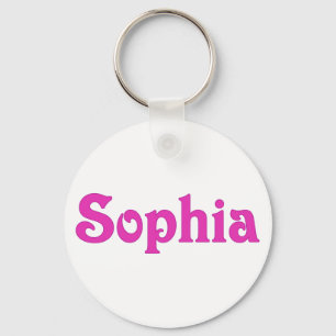 Sökkedja för Sophia rosa Nyckelring