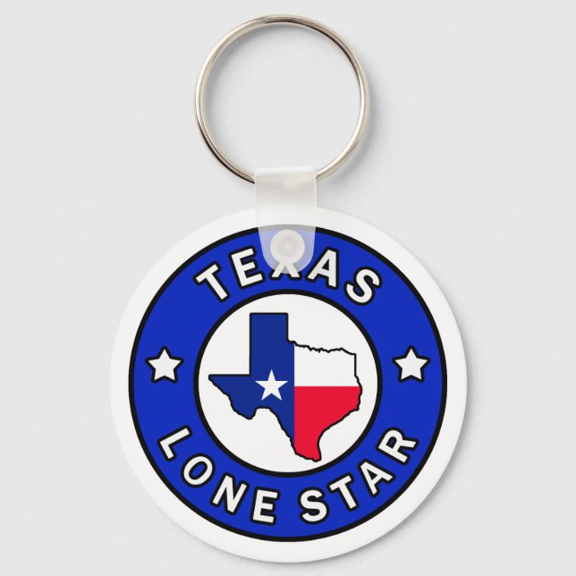Sökkedja för Texas Lone Star Nyckelring (Framsida)