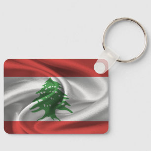 Sökkedjan Libanon Flagga Nyckelring