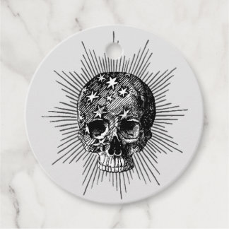 Sökkedjan Starry Skull {{ with personlig text}} Gåvor Etiketter