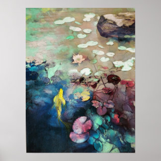 Sökljus, Koi Wall Art, poster, Koi art, Koi Poster