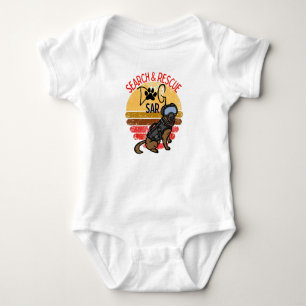 Sökning och Rädding SAR K-9 Professionell Hundar T Shirt