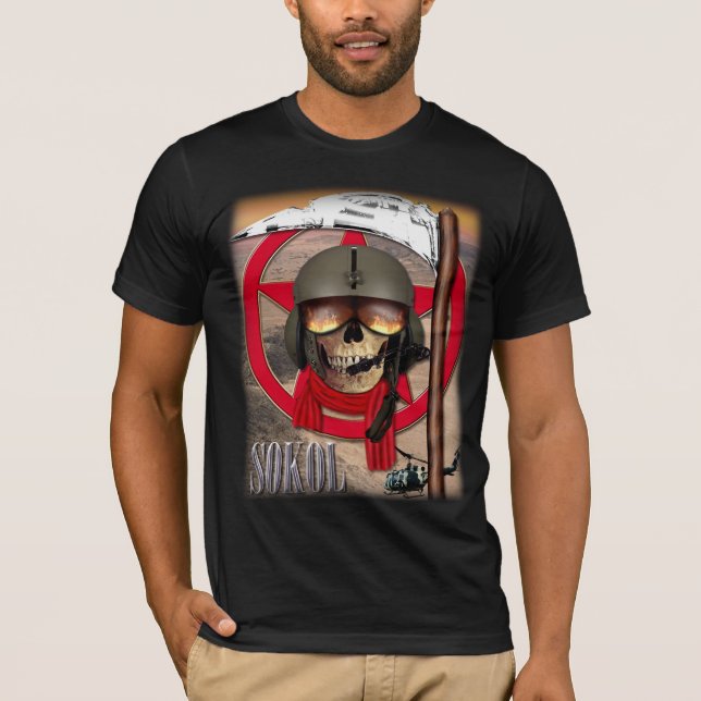 SOKOL-helikopterskvadron T-shirt (Framsida)