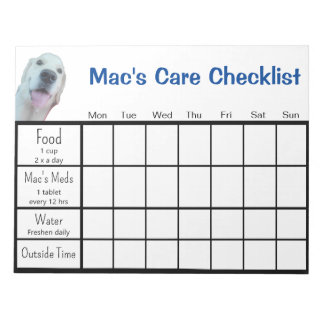 Sökplatsens checklista anteckningsblock
