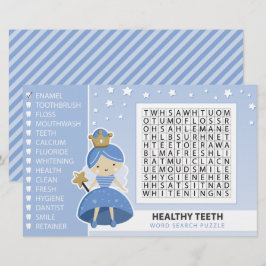 Sökpussel i ord. Toth Fairy Party Game