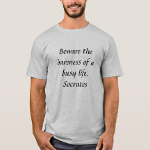 Sokrates-citat T-shirt
