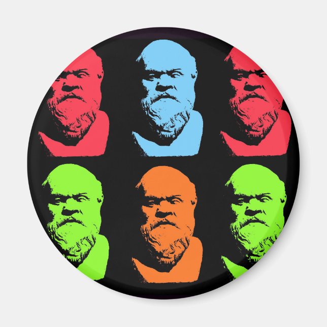 Sokrates Collage Magnet (Framsidan)